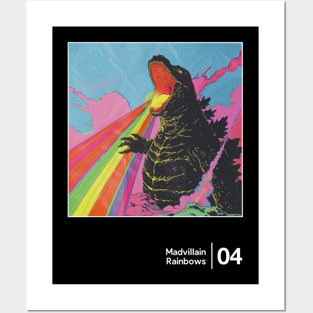 Rainbows - Minimalist Graphic Design Fan Artwork Wall Art by saudade